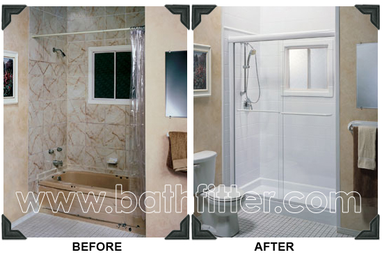 Before and After Bath Remodel